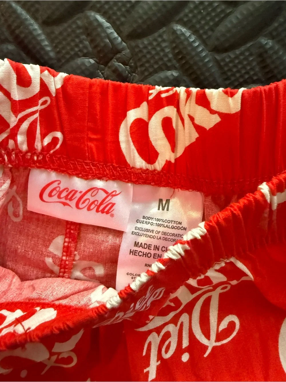 Coca Cola Red & White Logo Halter Top with Red Logo Shorts